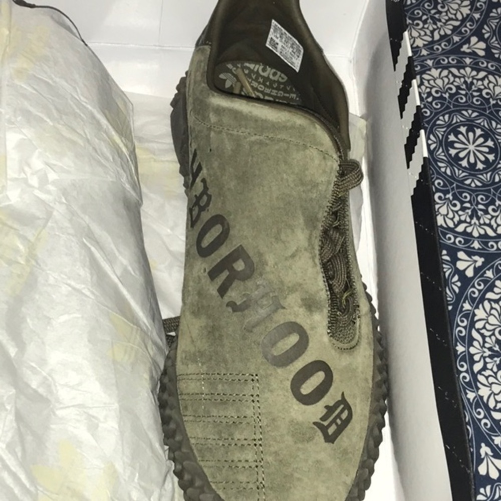 Neighborhood Men's Olive Green Shoes